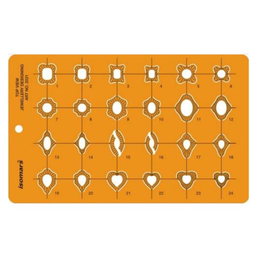 تصویر  شابلون طراحی جواهر- نمای تاپ حلقه Art2021