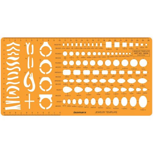 تصویر  شابلون تخصصی طراحی دستی طلا و جواهرات ایزومارس